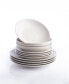 Фото #1 товара Porto by Semplice Stoneware Full Dinnerware Set, 12 Pcs, Service for 4