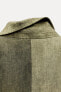 Zw collection 100% linen tie-dye frock coat