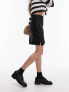 Фото #9 товара Topshop satin bias mini skirt in black