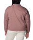 ფოტო #2 პროდუქტის Plus Size Trek™ Collared Long-Sleeve Top, Created for Macy's