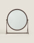 Magnifier vanity mirror with structure