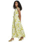 Фото #4 товара Макси-платье без рукавов V-образного выреза Calvin Klein для женщин