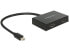 Фото #2 товара Delock 87695 - 0.3 m - Mini DisplayPort - 2 x DisplayPort - Male - Female - 1.2a