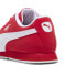 Puma Roma 24 Reversed 40067101 Mens Red Leather Lifestyle Sneakers Shoes