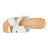 Фото #8 товара COCONUTS by Matisse Vaughn Slide Womens White Casual Sandals VAUGHN-100