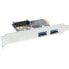 Фото #1 товара InLine 2 Port USB 3.0 Host Controller Card with SATA Auxiliary Power Port PCIe