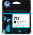 Фото #1 товара HP 712 80-ml Black DesignJet Ink Cartridge - High (XL) Yield - Pigment-based ink - 80 ml - 1 pc(s) - Single pack