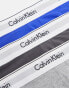 Фото #3 товара Calvin Klein cotton stretch trunks 3 pack in multi