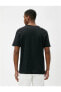 3sam10289hk 999 Siyah Erkek Pamuk Jersey Basic Kısa Kollu O Yaka T-shirt