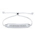 ფოტო #4 პროდუქტის Thin Dainty Identification Mother Young Daughter Set ID Bracelet Bolo Name Plated For Wrist 5 Inch For Women Sterling Silver Adjustable