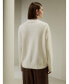 ფოტო #3 პროდუქტის Women's Turtleneck Relaxed-Fit Cashmere Sweater for Women