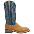 Фото #1 товара Lucchese Ruth Round Toe Cowboy Womens Blue, Brown Casual Boots M3703-WF