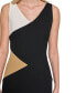 Women's Colorblocked Midi Dress