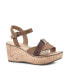 ფოტო #2 პროდუქტის Women's Simple Platform Wedge Sandals