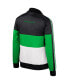Women's Green Oregon Ducks Color-Block Puffer Full-Zip Jacket