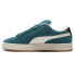 Puma Suede Xl Levels Lace Up Mens Green Sneakers Casual Shoes 40053002