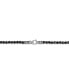 ფოტო #3 პროდუქტის Black Spinel Beaded 22" Statement Necklace in Sterling Silver, Created for Macy's