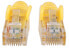 Фото #4 товара Intellinet Network Patch Cable - Cat6 - 20m - Yellow - CCA - U/UTP - PVC - RJ45 - Gold Plated Contacts - Snagless - Booted - Lifetime Warranty - Polybag - 20 m - Cat6 - U/UTP (UTP) - RJ-45 - RJ-45