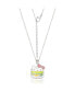 ფოტო #3 პროდუქტის Sanrio Enamel and Pink Cyrstal Cafe Hamburger 3D Pendant