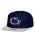 ფოტო #1 პროდუქტის Men's Navy/White Penn State Nittany Lions 2-Tone 2.0 Snapback Hat