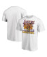 Фото #1 товара Men's White Los Angeles Lakers 2020 NBA Finals Champions Team Caricature T-shirt