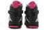 Современные детские кроссовки для девочек Air Jordan 8 Mid Vintage 580528-006 Black Pink by Jordan 36.5 - фото #6