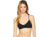 Фото #1 товара Volcom 258183 Women Plus Size Simply Seamless V Neck Bikini Top Swimwear Size XS