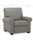 Фото #39 товара Orid 36" Leather Roll Arm Pushback Recliner, Created for Macy's