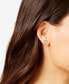 ფოტო #2 პროდუქტის Diamond Princess Halo Cluster Stud Earrings (1/2 ct. t.w.) in 14k White or Yellow Gold