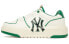 Фото #1 товара Кеды MLB 3ASXCA12N-50GNS в зеленом цвете, толстая подошва, антискользящие, низкая посадка, унисекс