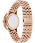 Women's Radiant Sun Rose Gold-Tone Stainless Steel Watch 35mm