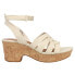 Baretraps Bonita Wedge Womens Off White Casual Sandals BT-S2311037-015-111