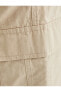 Фото #6 товара Брюки Koton с поясом на завязках и карманами на молнии Paraşüt Pantolon с деталями