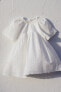 Фото #4 товара Платье с вышивкой шиффли ZARA