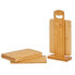 Set Cutting board With support Brown Bamboo (6 Pieces) (21 x 14 x 0,8 cm)