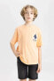 Erkek Çocuk T-shirt C4045a8/og266 Orange