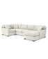 Фото #22 товара Radley 4-Pc. Fabric Chaise Sectional Sofa with Corner Piece, Created for Macy's