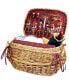 Фото #1 товара Пикник-корзина красная Highlander Picnic Basket PICNIC TIME