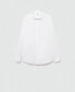 Men's Slim-Fit Textured Cotton Dress Shirt