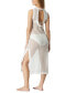 Фото #2 товара Women's Coquette High-Neck Cover-Up Dress