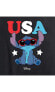 Фото #1 товара Trendy Plus Size Stitch USA Graphic T-Shirt