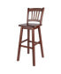 Фото #1 товара Барный стул на деревянном каркасе Winsome Fina 43.68" с подвижным сиденьем