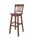 Фото #1 товара Fina 43.68" Wood Swivel Seat Bar Stool