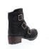 Фото #8 товара Diba True Roll Around 49750 Womens Black Leather Zipper Ankle & Booties Boots 6