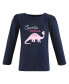 ფოტო #6 პროდუქტის Baby Girls Long Sleeve T-Shirts, Ice Cream Dino