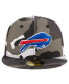 ფოტო #1 პროდუქტის Men's Buffalo Bills Urban Camo 59FIFTY Fitted Hat
