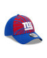 Men's Red, Royal New York Giants Shattered 39THIRTY Flex Hat