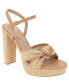 Фото #1 товара Women's Orlie Raffia Platform Sandal