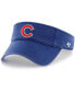 ფოტო #1 პროდუქტის '47 Men's Royal Chicago Cubs Clean Up Adjustable Visor