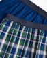 Фото #2 товара Men's 2-pk. Patterned & Solid Boxer Shorts, Created for Macy's